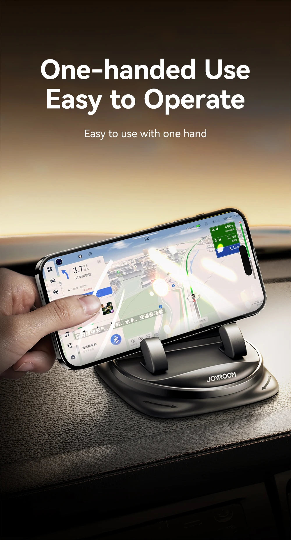 MagnaGrip 360° Magnetic Car Phone Mount